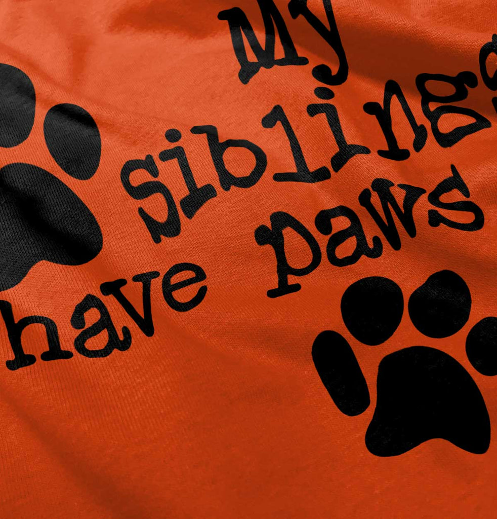 Siblings have paws Infant Toddler T Shirt-Direct To Garment Print-Brisco Baby