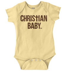Christian Baby Romper Bodysuit-Direct To Garment Print-Brisco Baby
