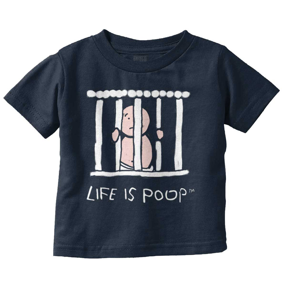 Jail Crib Infant Toddler T Shirt-Direct To Garment Print-Brisco Baby