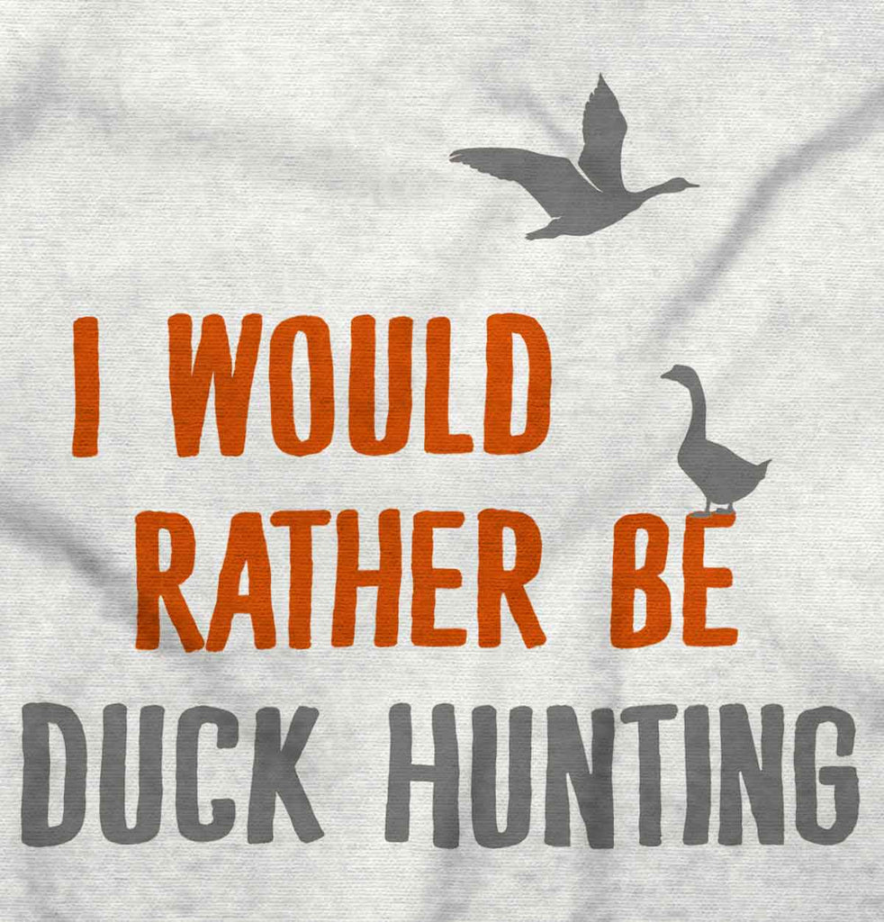 Rather Be Duck Hunting Infant Baby Bib-Direct To Garment Print-Brisco Baby