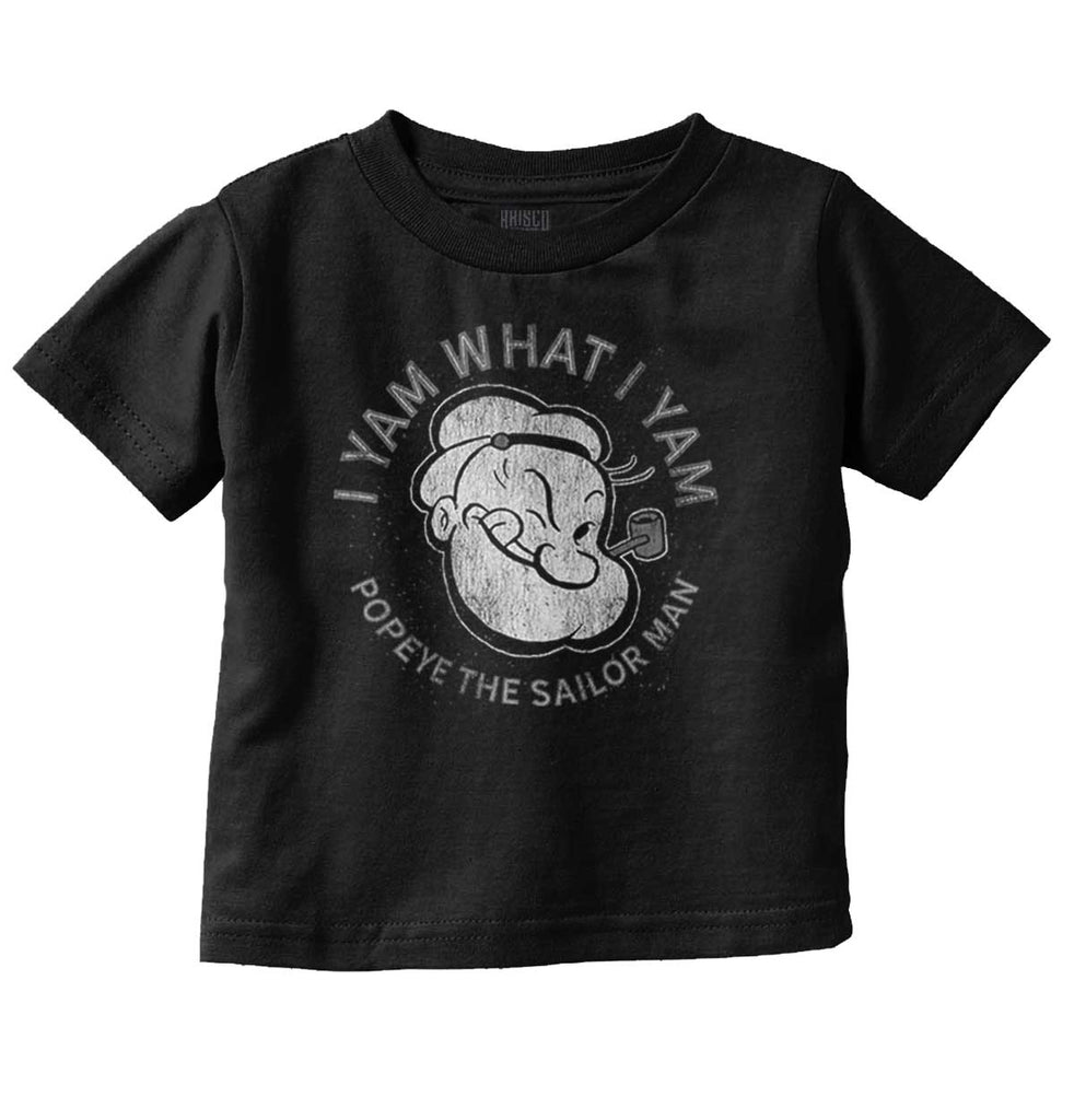 I Yam What I Yam Infant Toddler T Shirt-Direct To Garment Print-Brisco Baby