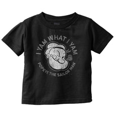 I Yam What I Yam Infant Toddler T Shirt-Direct To Garment Print-Brisco Baby