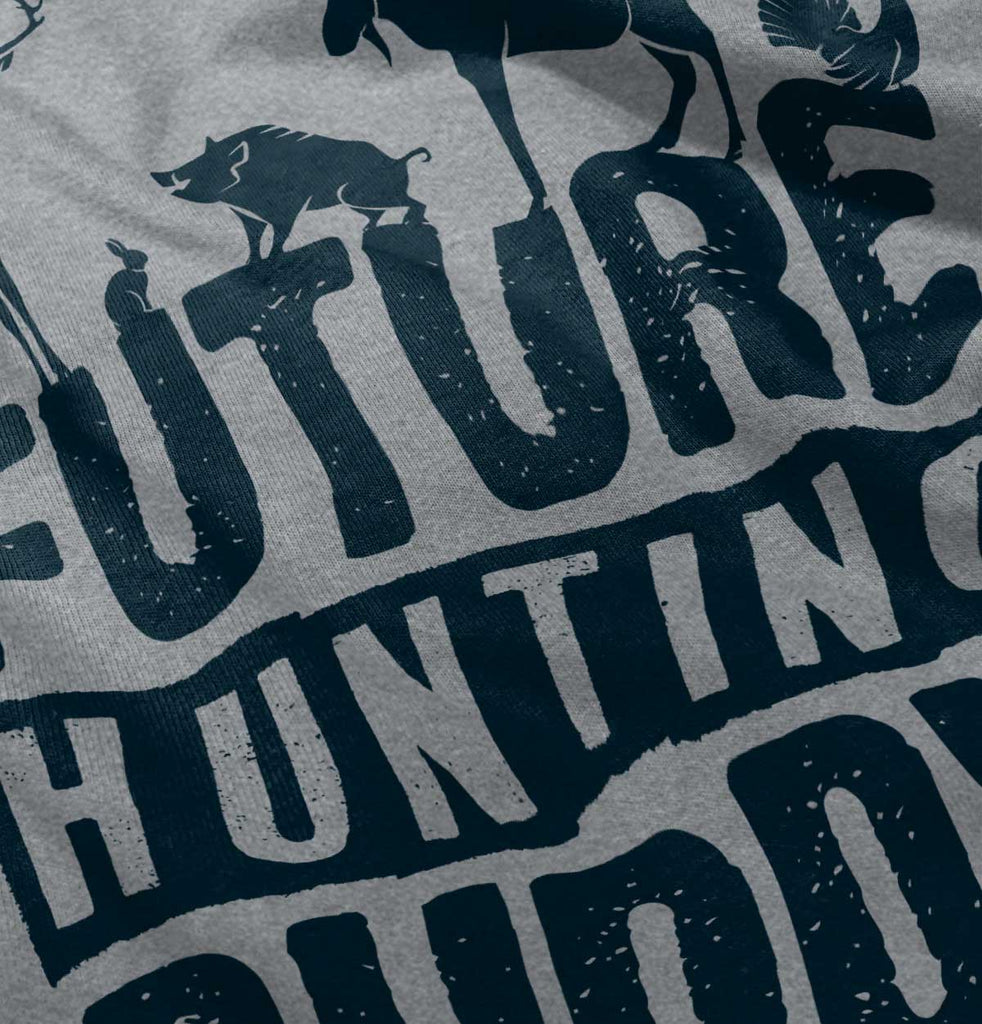 Future Deer Hunting Bud Raglan Romper Bodysuit-Direct To Garment Print-Brisco Baby