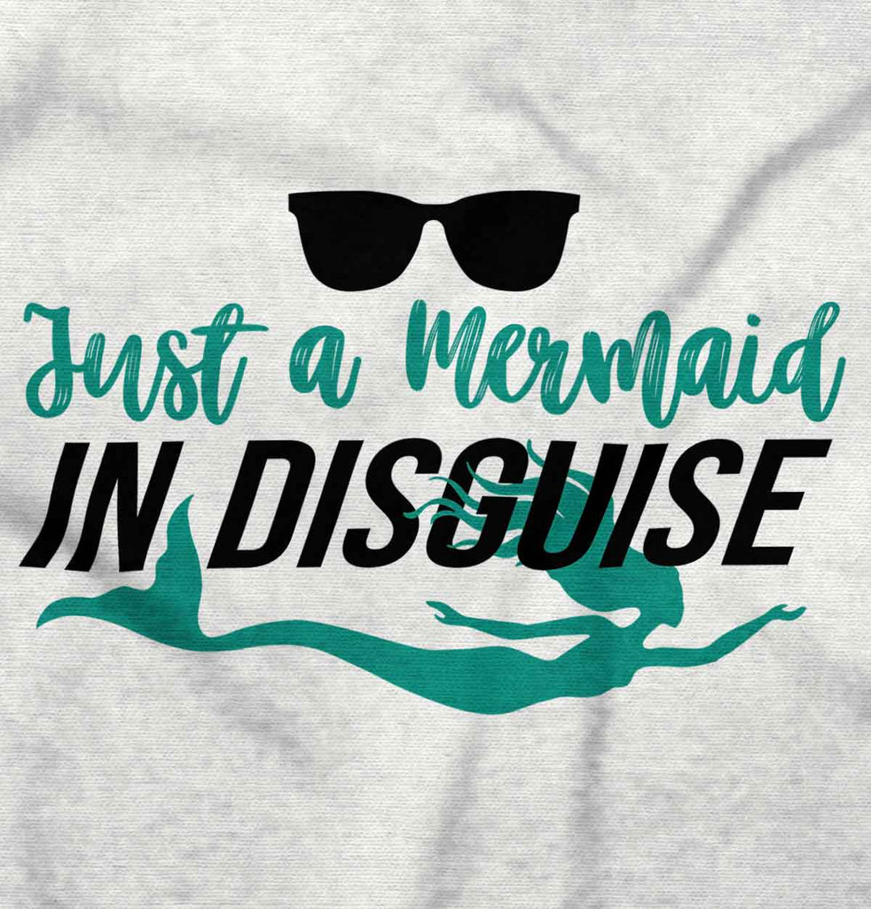 Mermaid In Disguise Romper Bodysuit-Direct To Garment Print-Brisco Baby