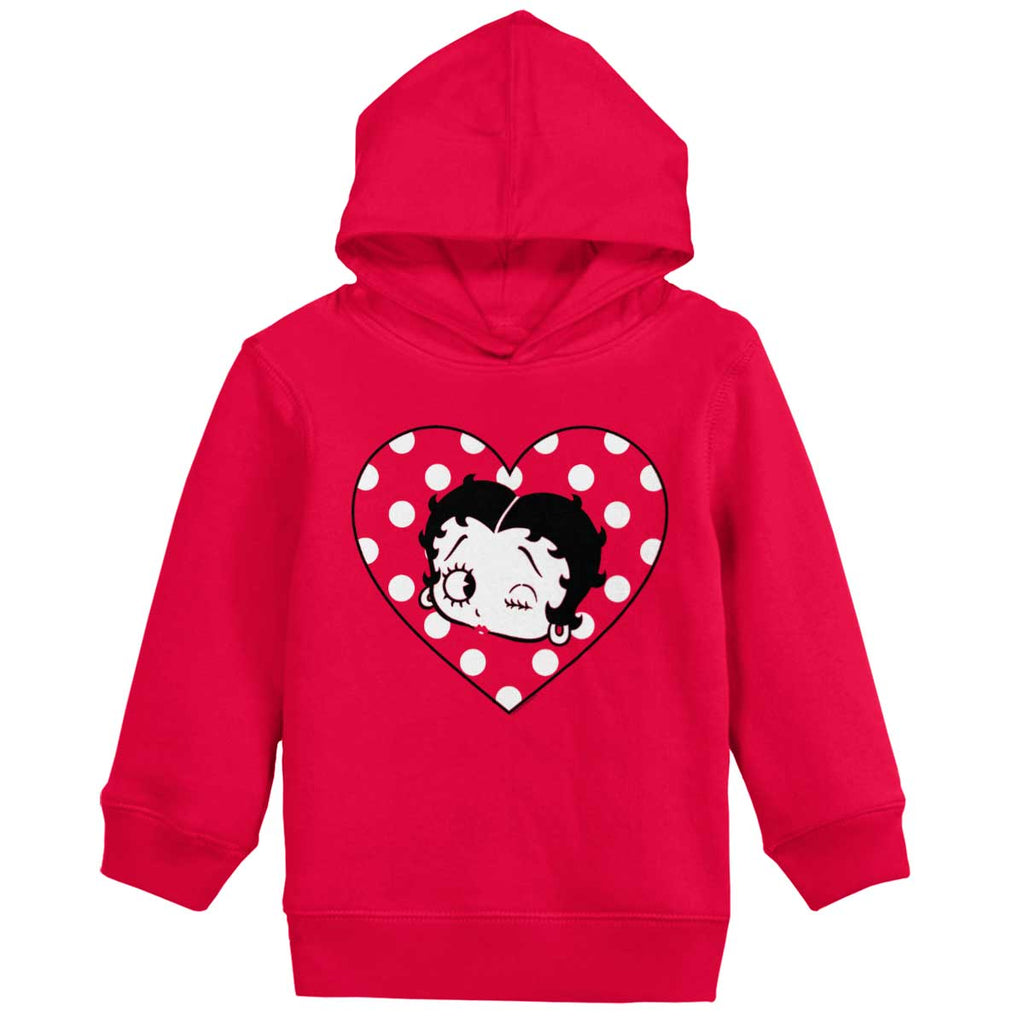 Polka Dot Betty Toddler Pullover Hoodie-Direct To Garment Print-Brisco Baby