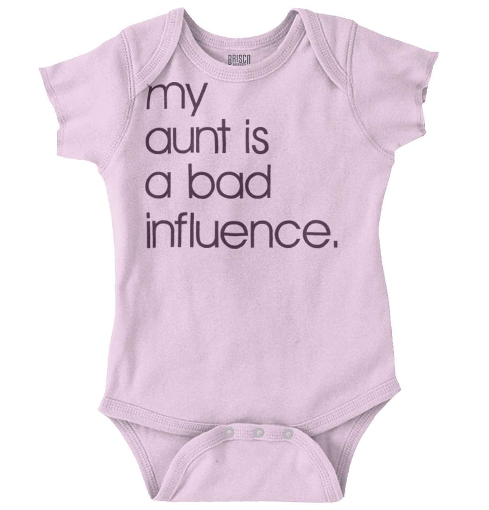 Bad Influence Romper Bodysuit-Direct To Garment Print-Brisco Baby
