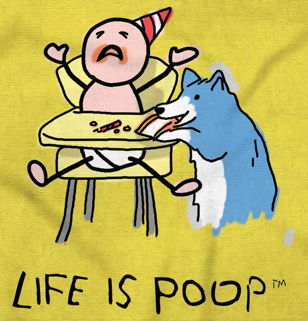 Dog Baby Food Romper Bodysuit-Direct To Garment Print-Brisco Baby