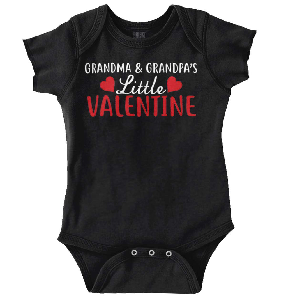 Grandparents Valentine Romper Bodysuit-Direct To Garment Print-Brisco Baby