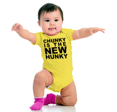 New Hunky Romper Bodysuit-Direct To Garment Print-Brisco Baby