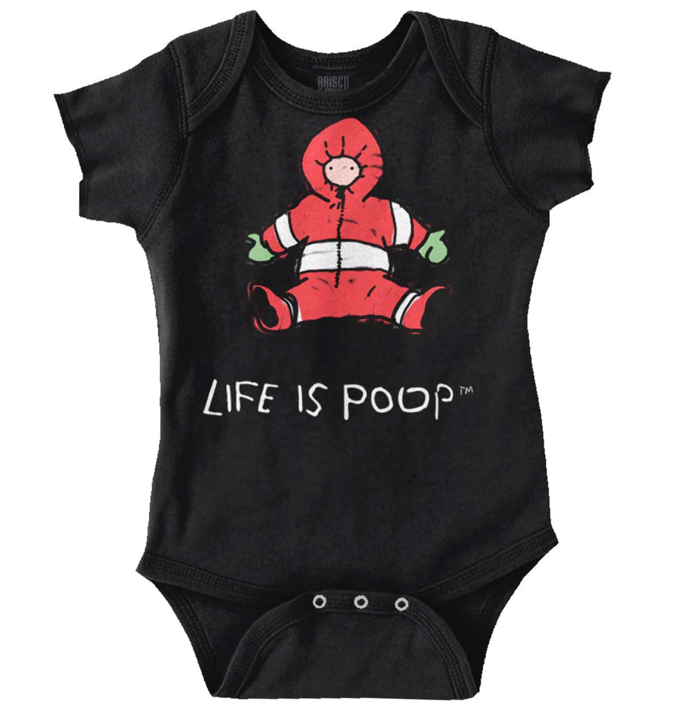 Winter Jacket Romper Bodysuit-Direct To Garment Print-Brisco Baby