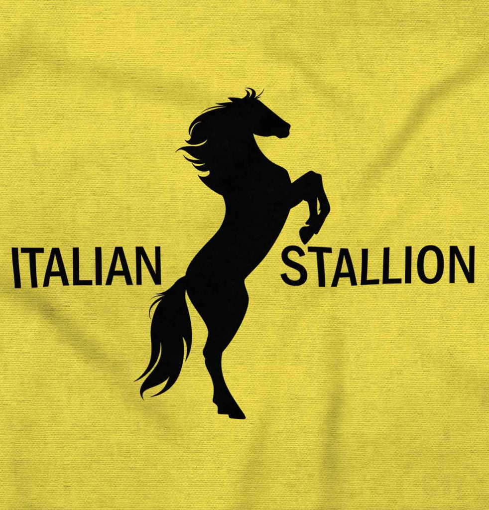 Italian Stallion Romper Bodysuit-Direct To Garment Print-Brisco Baby