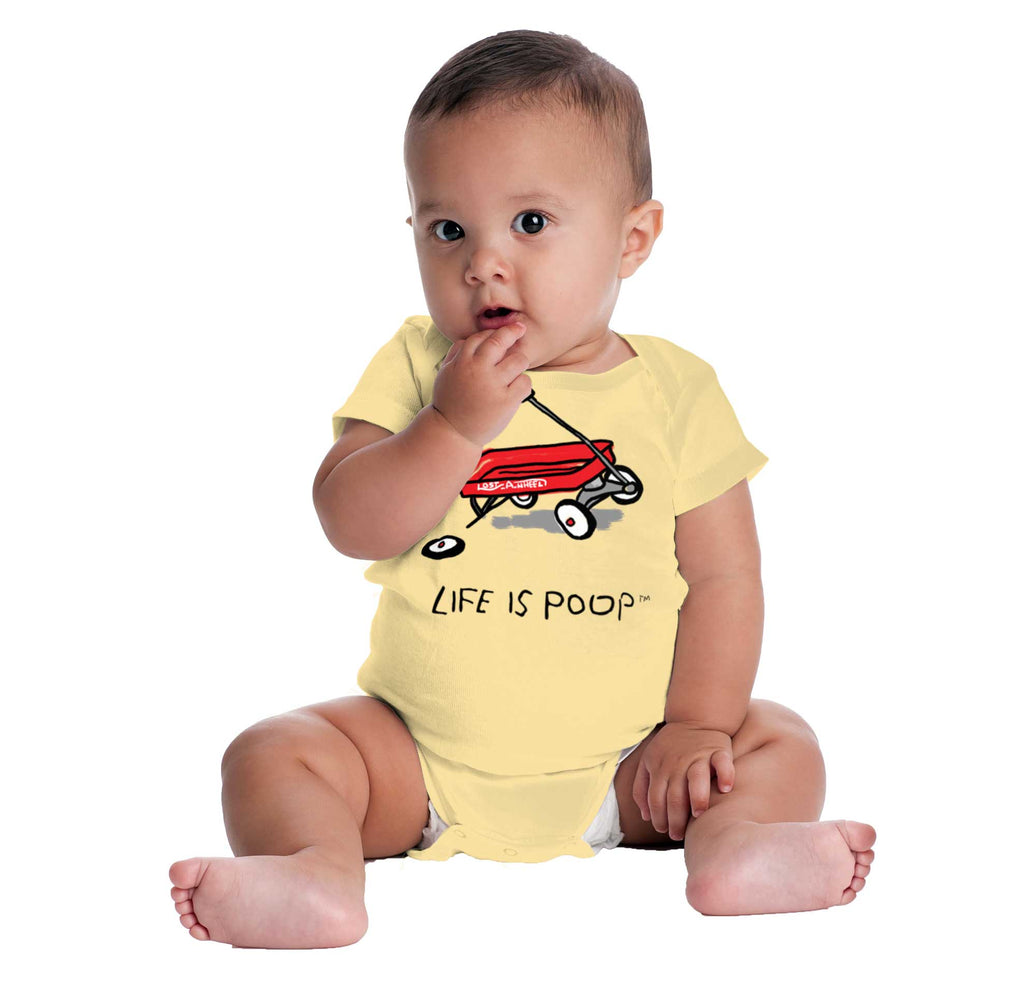 Broken Wagon Romper-Direct To Garment Print-Brisco Baby