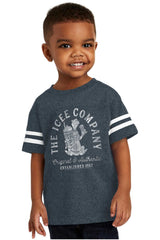 The Icee Company Toddler Football Jersey Tee-Direct To Garment Print-Brisco Baby