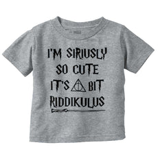 Seriusly Cute Infant Toddler T Shirt-Direct To Garment Print-Brisco Baby