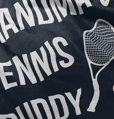 Grandma's Tennis Buddy Romper Bodysuit-Direct To Garment Print-Brisco Baby