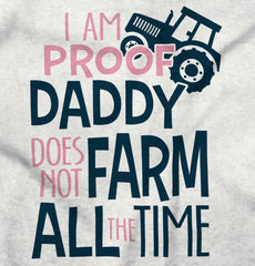 Farm All The Time Baby Ruffled Trim Romper-Direct To Garment Print-Brisco Baby