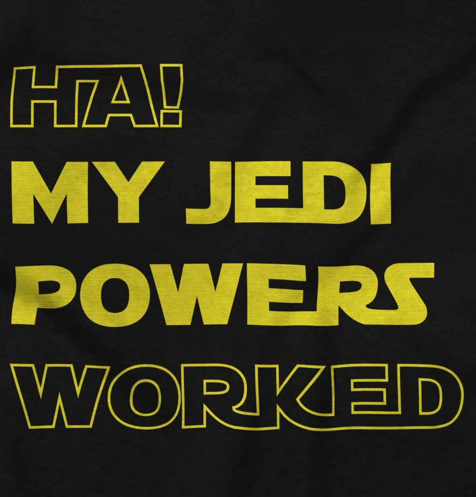 Jedi Powers Worked Infant Toddler T Shirt-Direct To Garment Print-Brisco Baby