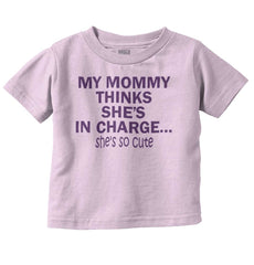 She's So Cute Infant Toddler T Shirt-Direct To Garment Print-Brisco Baby