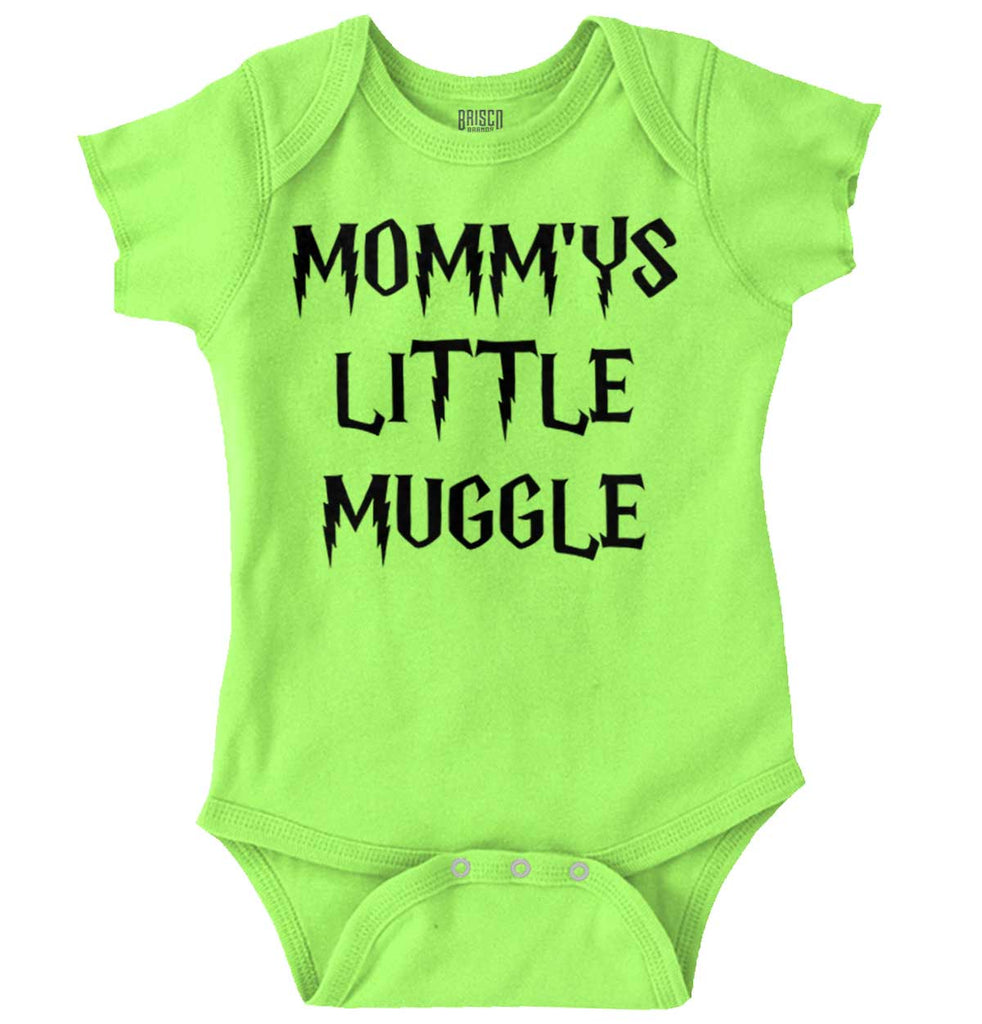 Mommy's Little Muggle Romper Bodysuit-Direct To Garment Print-Brisco Baby