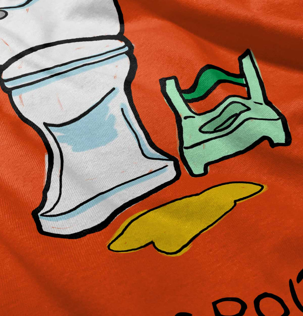 Potty Train Romper Bodysuit-Direct To Garment Print-Brisco Baby