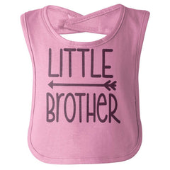 Little Brother Infant Baby Bib-Direct To Garment Print-Brisco Baby