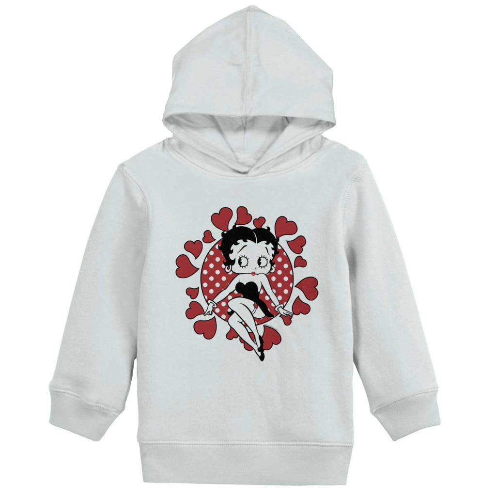 Vintage Betty Toddler Pullover Hoodie-Direct To Garment Print-Brisco Baby