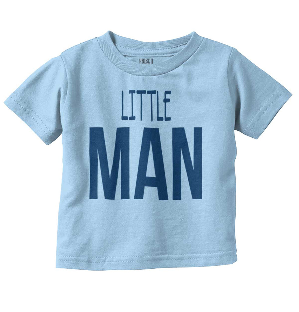 Little Man Infant Toddler T Shirt-Direct To Garment Print-Brisco Baby