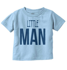 Little Man Infant Toddler T Shirt-Direct To Garment Print-Brisco Baby