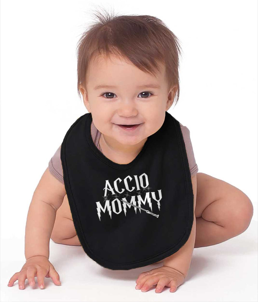 Accio Mommy Infant Baby Bib-Direct To Garment Print-Brisco Baby