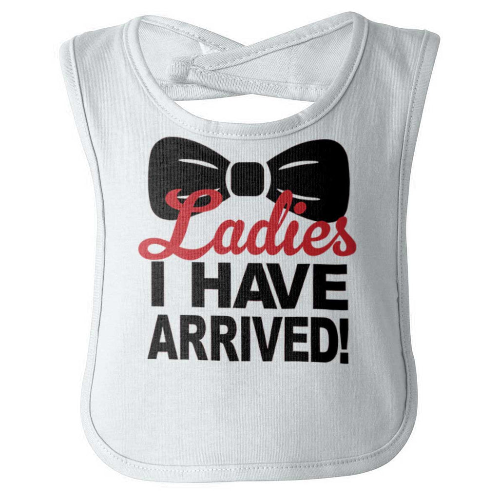 Ladies Bow Tie Infant Baby Bib-Direct To Garment Print-Brisco Baby