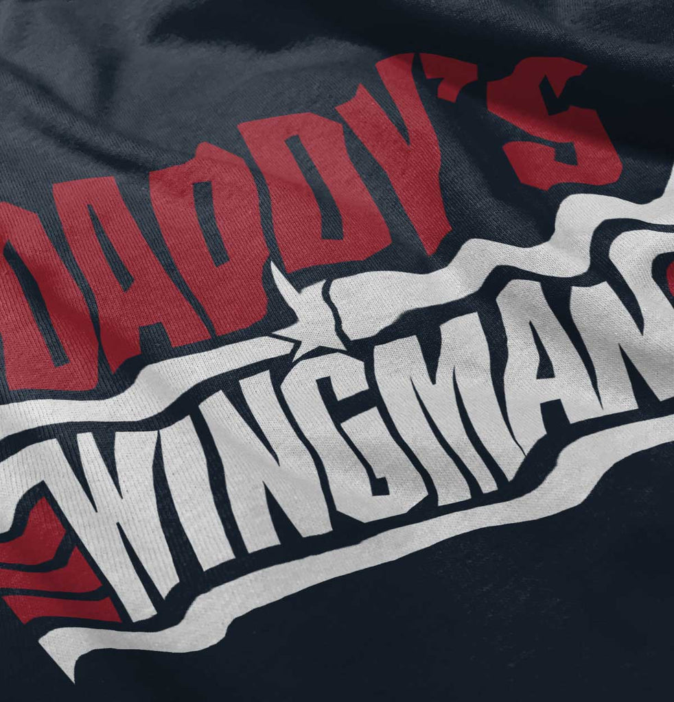 Daddy's Wingman Solid Baby Pajama Top-Direct To Garment Print-Brisco Baby