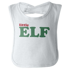 Little Elf Infant Baby Bib-Direct To Garment Print-Brisco Baby