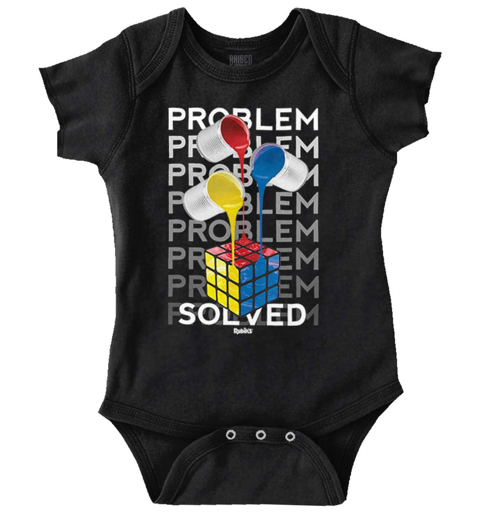 Problem Solved Romper Bodysuit-Direct To Garment Print-Brisco Baby