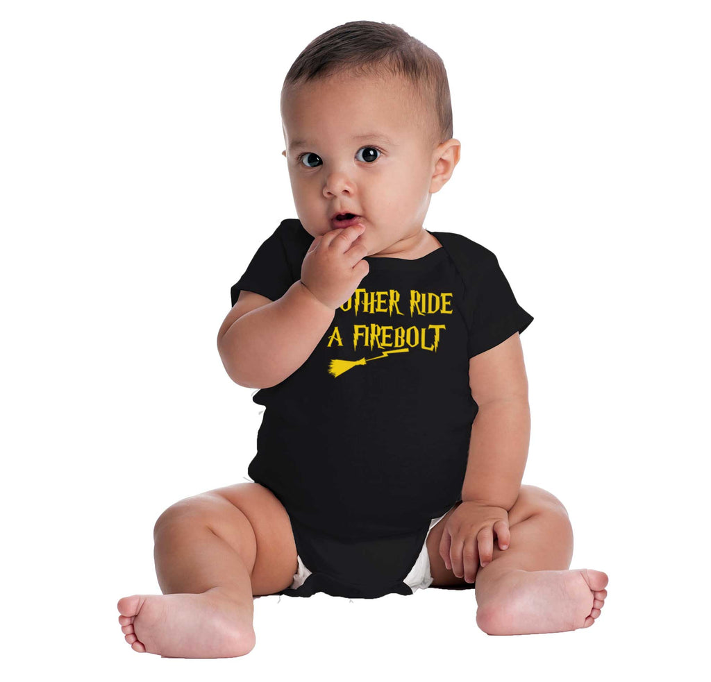 Other Ride Firebolt Romper Bodysuit-Direct To Garment Print-Brisco Baby