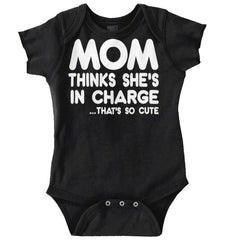 In Charge Romper Bodysuit-Direct To Garment Print-Brisco Baby