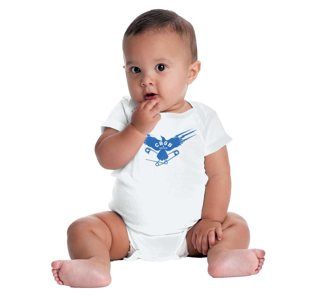Eagle CBGB Romper Bodysuit-Direct To Garment Print-Brisco Baby