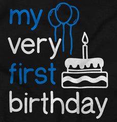 Very First Birthday Infant Toddler T Shirt-Direct To Garment Print-Brisco Baby