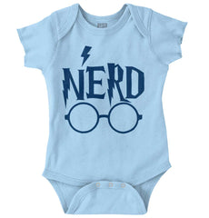 Nerd Harry Potter Romper Bodysuit-Direct To Garment Print-Brisco Baby