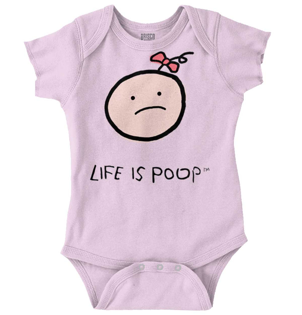 Girl Logo Romper Bodysuit-Direct To Garment Print-Brisco Baby
