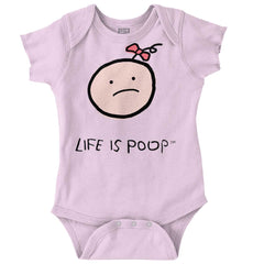 Girl Logo Romper Bodysuit-Direct To Garment Print-Brisco Baby