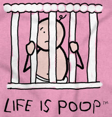 Jail Crib Romper Bodysuit-Direct To Garment Print-Brisco Baby