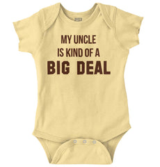 My Uncle Big Deal Romper Bodysuit-Direct To Garment Print-Brisco Baby