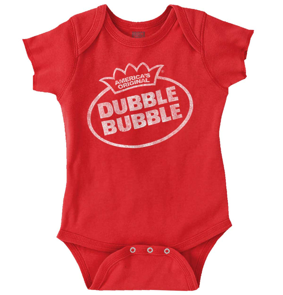 Dubble Logo Romper Bodysuit-Direct To Garment Print-Brisco Baby