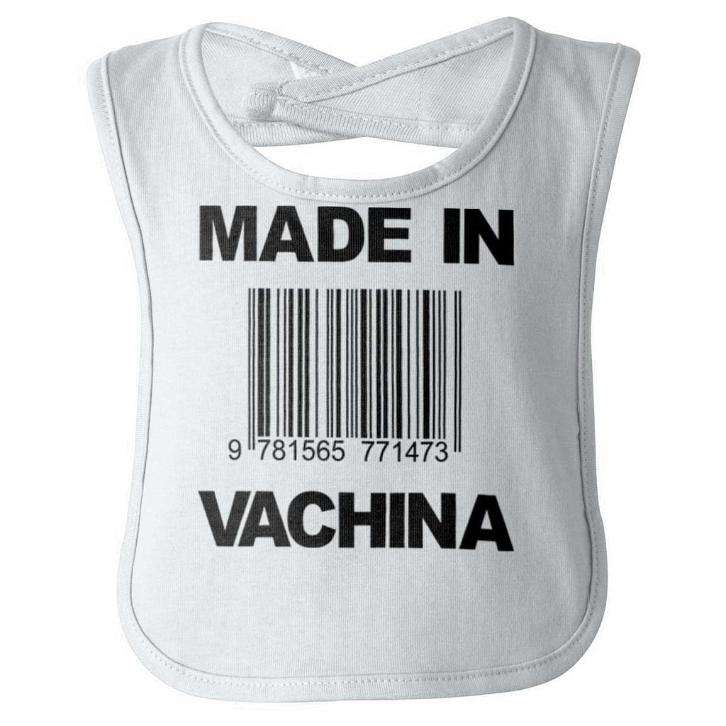 Made In Vachina Infant Baby Bib-Direct To Garment Print-Brisco Baby
