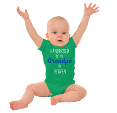 Handpicked By Grandpa Romper Bodysuit-Direct To Garment Print-Brisco Baby