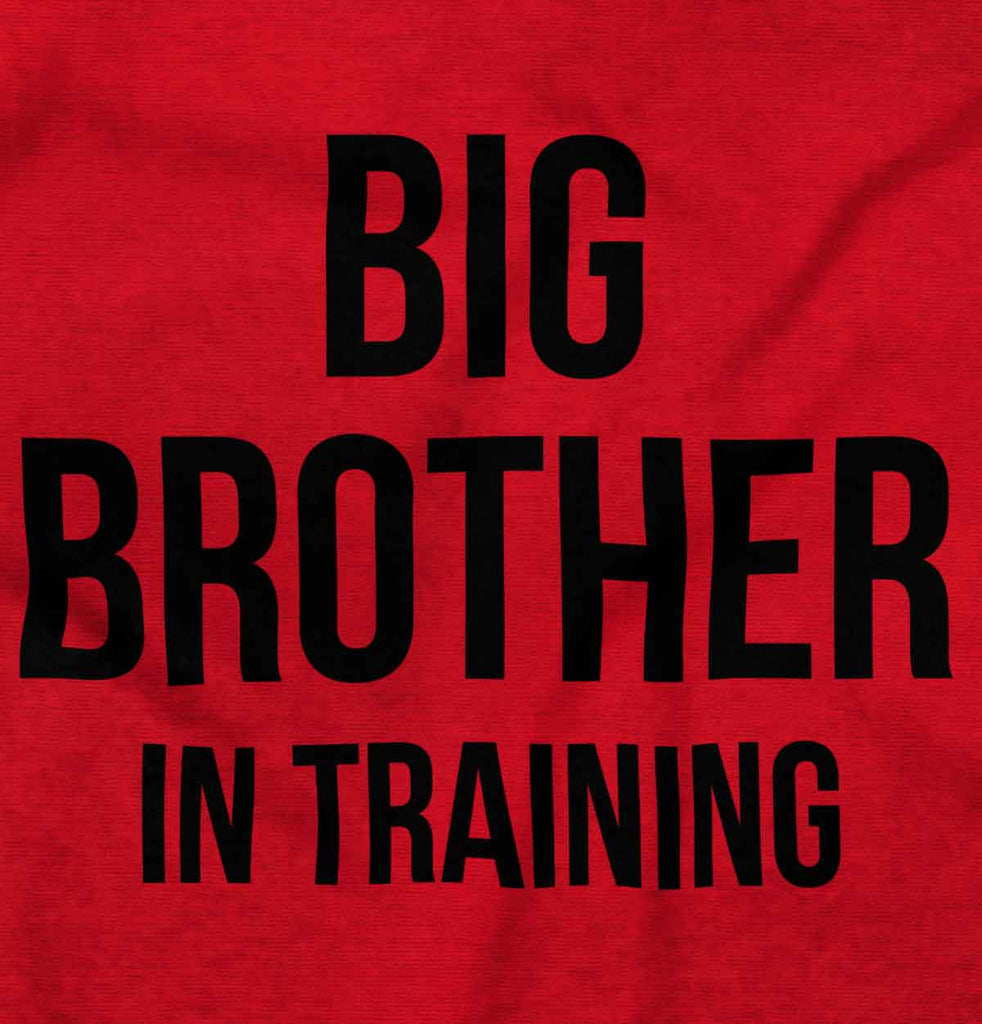 Big Brother In Training Romper Bodysuit-Direct To Garment Print-Brisco Baby