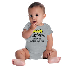 Bat Hero Romper Bodysuit-Direct To Garment Print-Brisco Baby