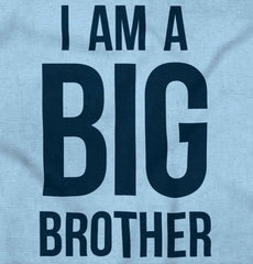 I Am A Big Brother Infant Baby Bib-Direct To Garment Print-Brisco Baby