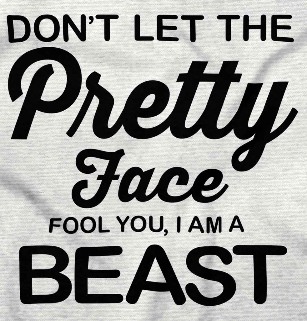 Pretty Face Infant Toddler T Shirt-Direct To Garment Print-Brisco Baby