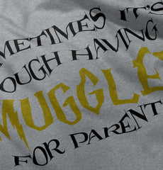 Muggles For Parents Romper Bodysuit-Direct To Garment Print-Brisco Baby